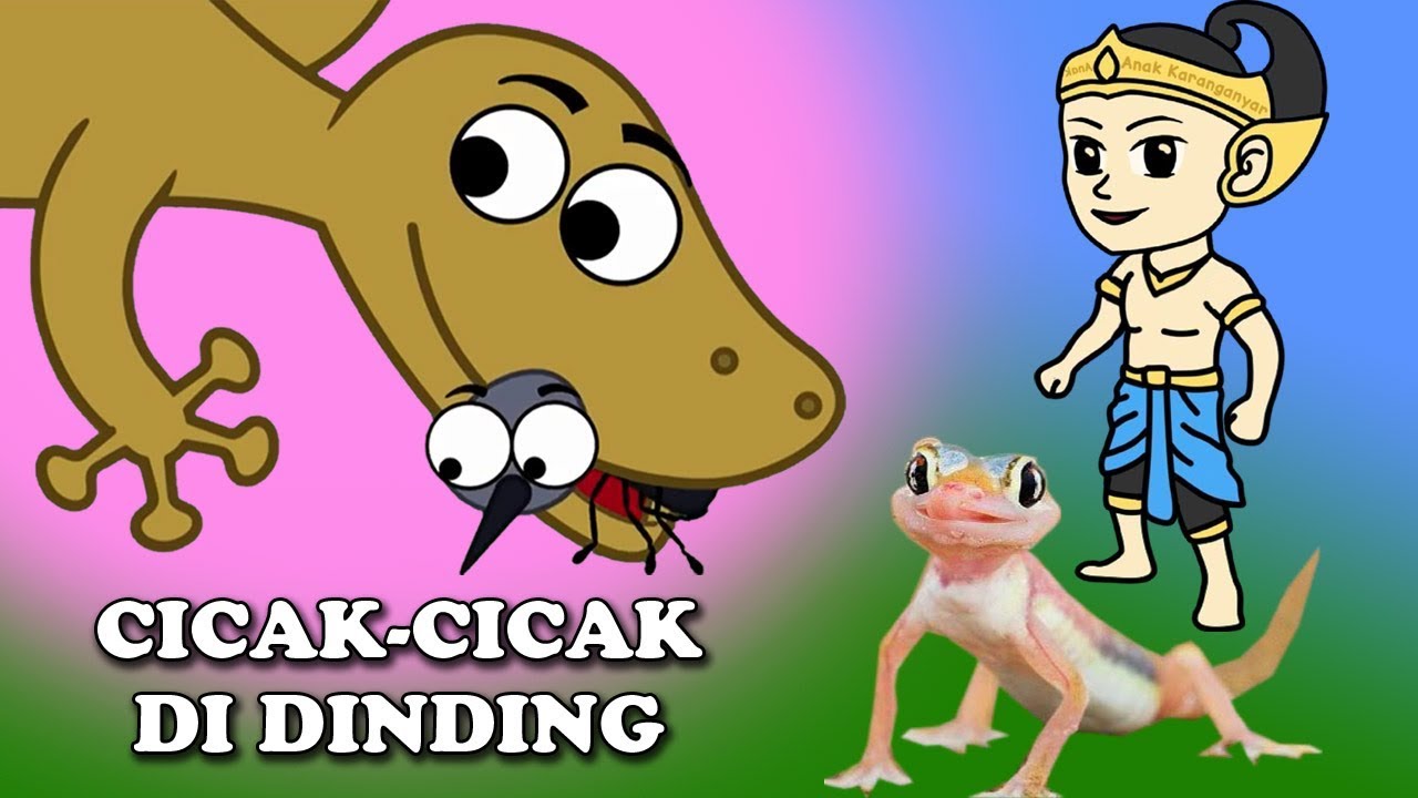 Cicak Cicak Di Dinding Lagu Anak Indonesia Kartun Wayang Lucu YouTube