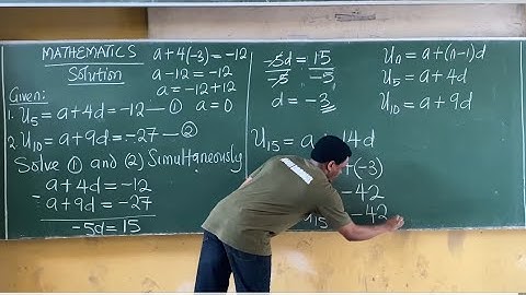 Arithmetic Progression Example : Solution to Question on AP #excellenceacademy #jonahemmanuel