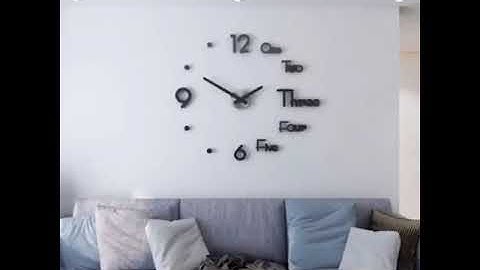 Giant DIY 3D Designer Wall Clocks for Home & Office - MiniClock.com