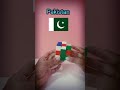 Pakistan flag on a Rubik's cube#shorts