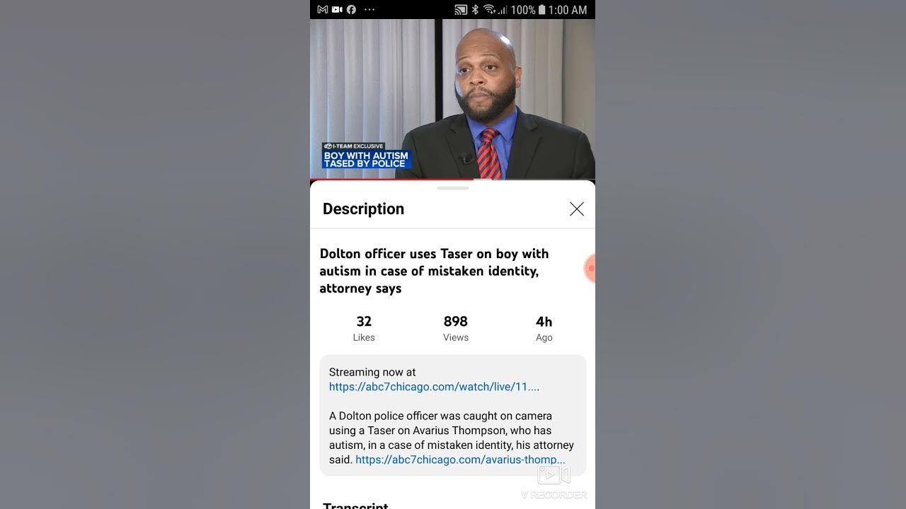 Dolton Officer Uses Taser on Boy With Autism in Case of Mistaken ...