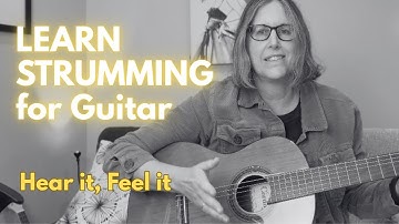 How to learn GUITAR STRUMMING patterns for Beginners - Fun and Easy