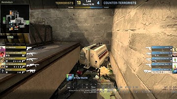 CSGO Competitive - Ninja Defuse on Cache - B Site After Plant