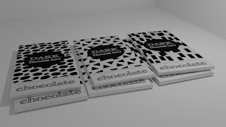 PACKAGING DESIGN - DARK Chocolate - Adobe illustrator CC
