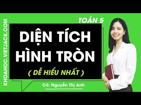Video Toán lớp 5 - Diện tích hình tròn - trang 100 - Cô... - youtube