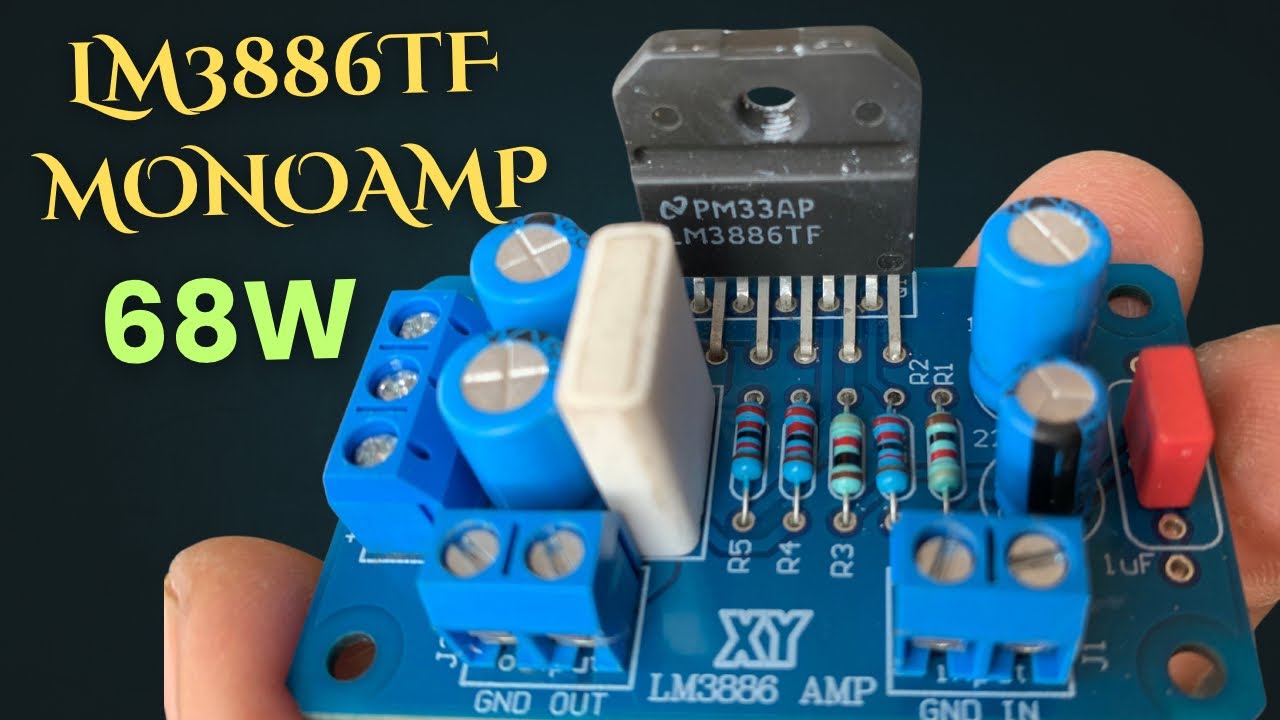 The LM3886 68W+68W Stereo Amplifier 