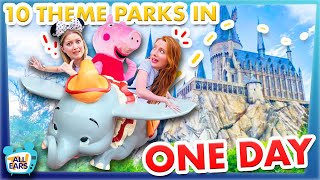 Every Theme Park in Orlando in ONE DAY -- Disney, Universal, Peppa Pig, and MORE