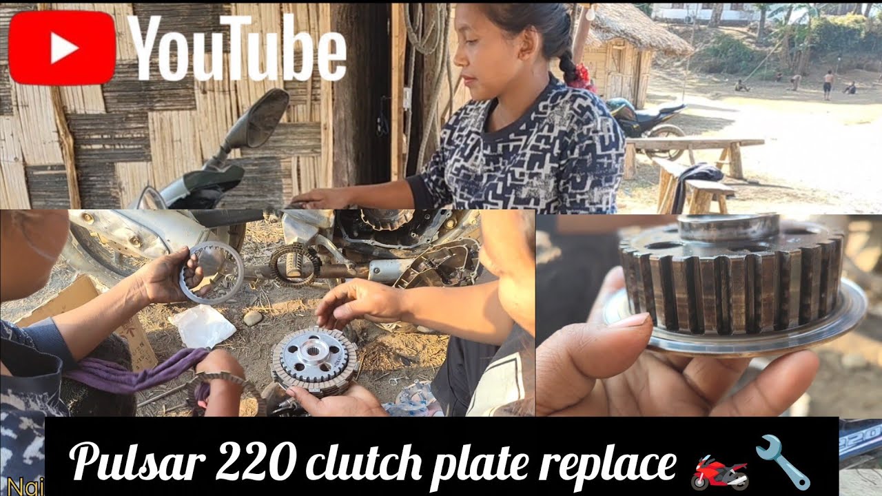 Замена диска сцепления Pulsar 220 || 🏍️