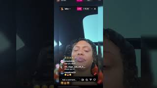 Latto on Instagram live(IG live) spazzing on Ice Spice And getting Hacked