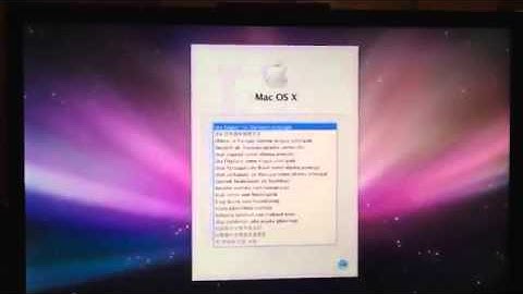 Mac OS X Installation 10 5 Leopard via USB Vandy TV