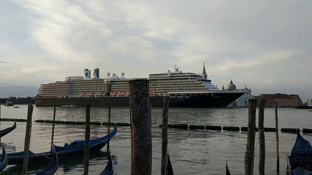 MS Westerdam -sailing into Venice July 2017