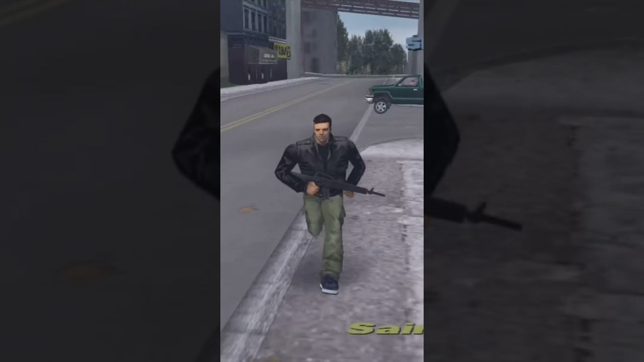 a guy during the shootout in GTA 3 part 20 