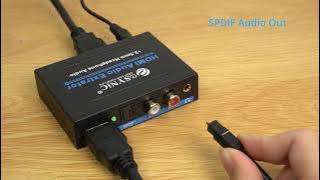 [eSynic] HDMI Audio Extractor HDMI to HDMI 1080P