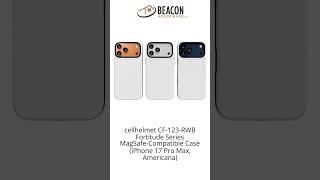 cellhelmet CF-123-RWB Fortitude Series MagSafe-Compatible Case (iPhone 17 Pro MaX; Americana)