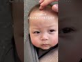 【6ヶ月】初めて抱っこ紐でお散歩してきたよ♪ #baby #babyshorts #赤ちゃん #cute #shorts