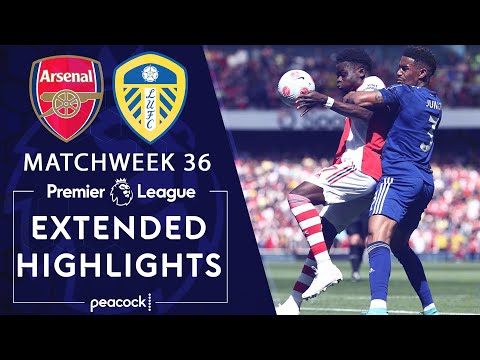Arsenal v. Leeds United | PREMIER LEAGUE HIGHLIGHTS | 5/8/2022 | NBC Sports