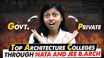 Top Architecture Colleges Through NATA & JEE B.Arch