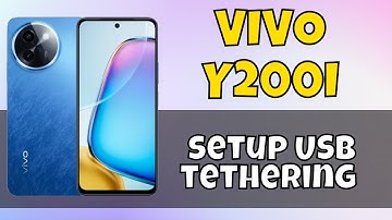 Vivo Y200i USB Tethering || How to setup USB tethering