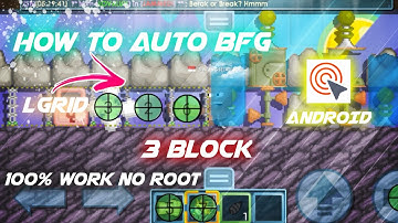 CARA AUTO BFG LASER GRID 3 BLOCK ANDROID | Growtopia Indonesia