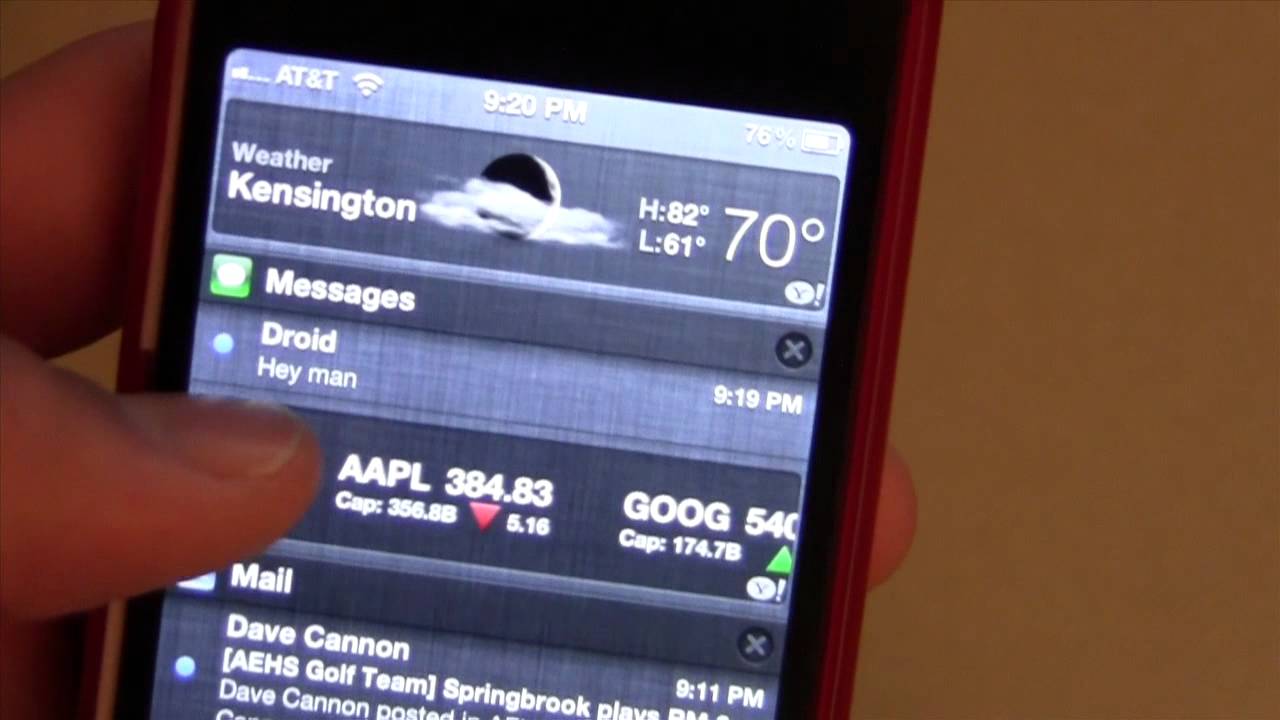 Iphone 4 iOS 5 beta 7 demo - YouTube