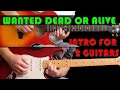 WANTED DEAD OR ALIVE INTRO…but on 2 guitars – Guitar lesson with tabs (fast &amp; slow) – Bon Jovi