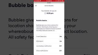 Life360 Active Bubble - what does it mean? How to use Bubble feature