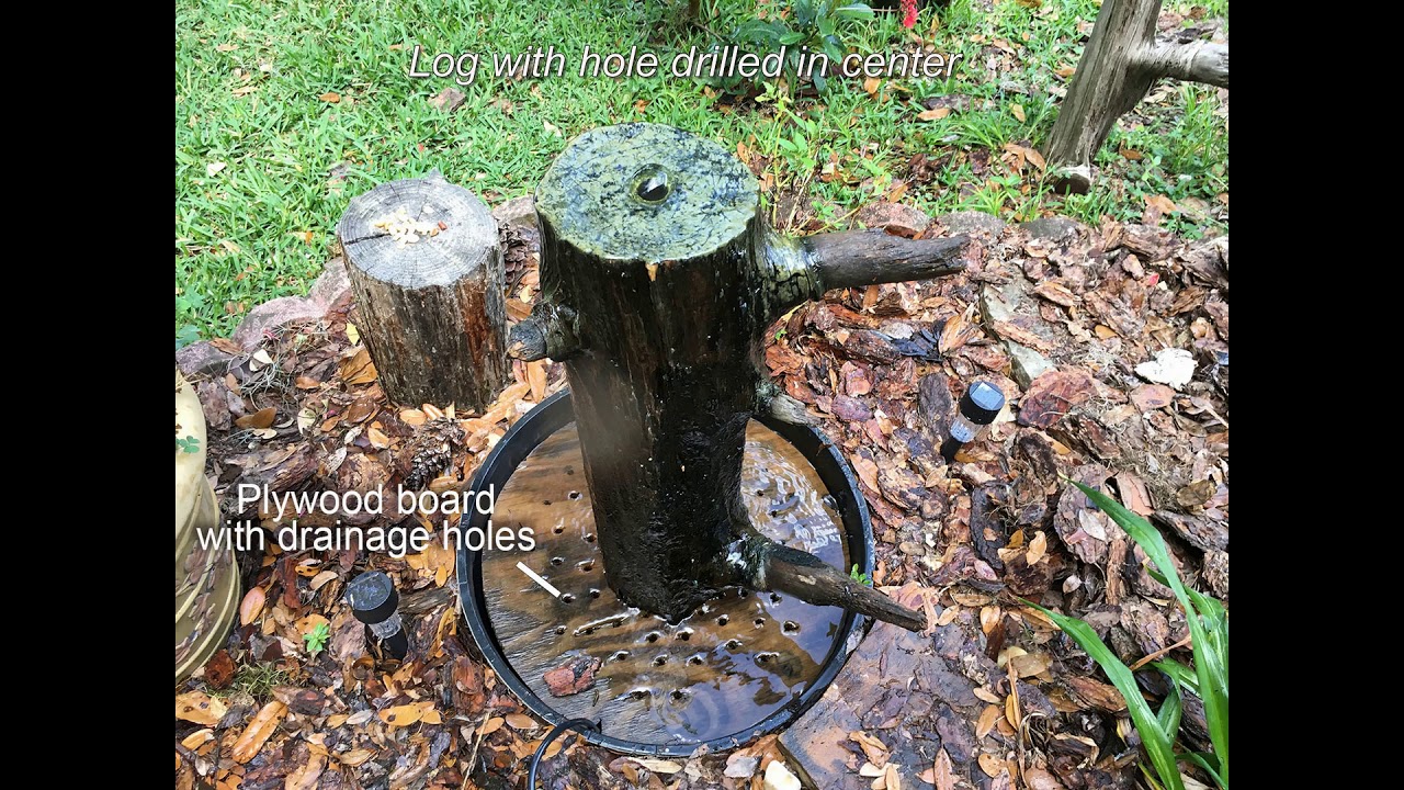 how to make water fountain YouTube