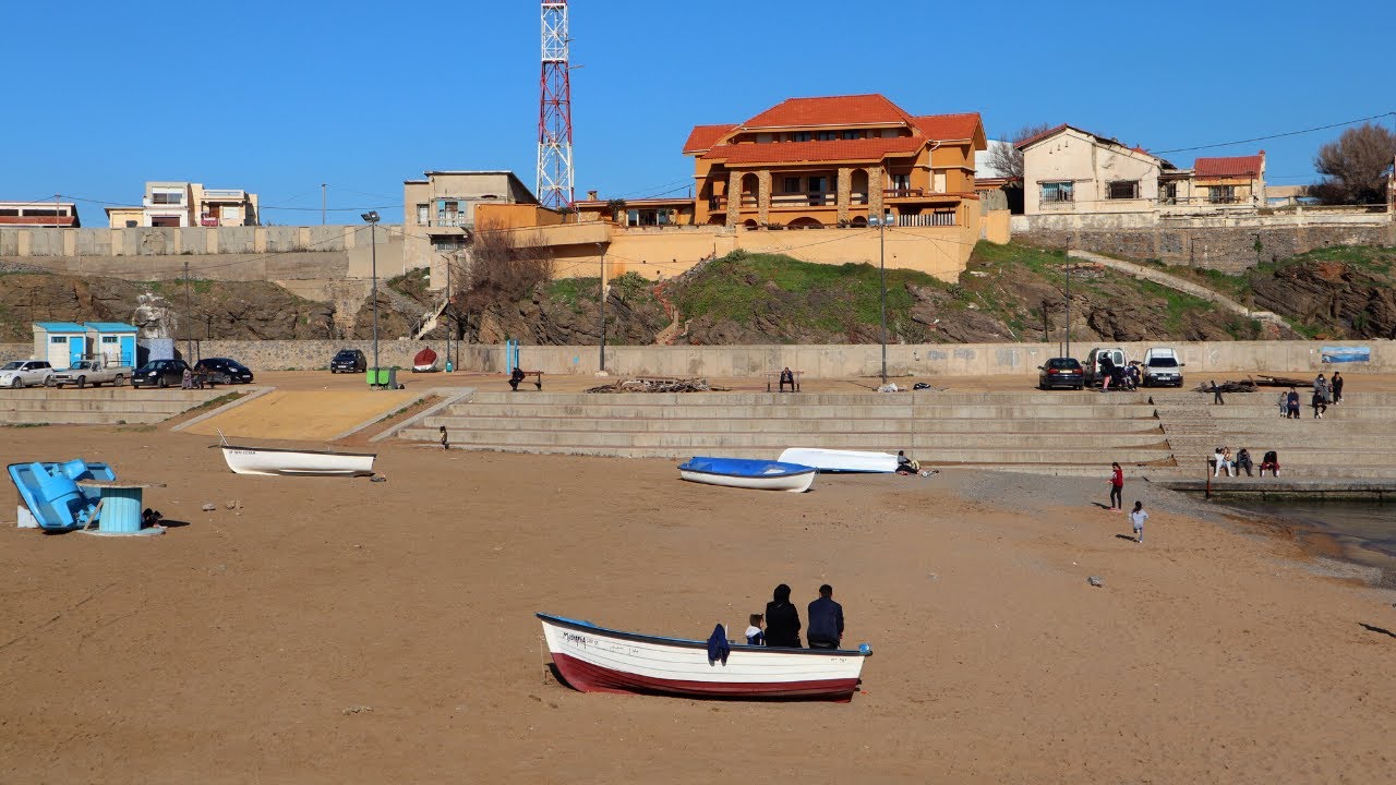 Alger plage  la madrague | conhecendo a praia na Argélia