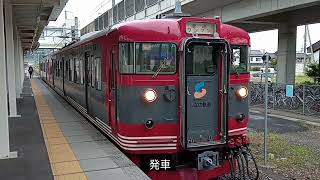 残り2編成となったしなの鉄道115系2両編成　S21編成発車