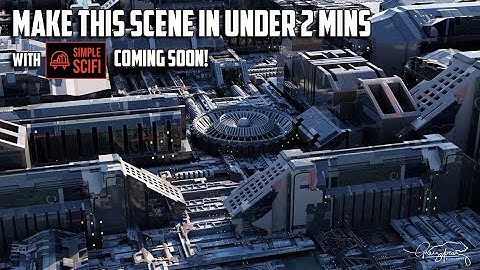 "SIMPLE SCIFI" TEASER - NEW BLENDER PRODUCT ALERT !!