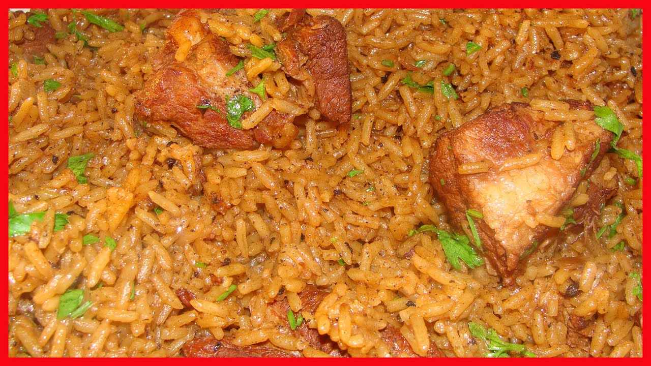 Arroz com costelinha de porco - YouTube