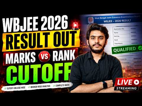 🚨WBJEE COUNSELLING 2026 LIVE✅ | WBJEE Result 2026 | WBJEE 2026 Rank vs College #wbjee #wbjee2026