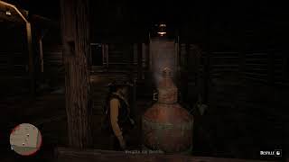 Just a little moonshine poisoning in Big Valley (Red Dead Online)