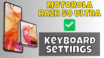 Motorola Razr 50 Ultra Keyboard Sound || How to enable keyboard sound || Keyboard settings #latest