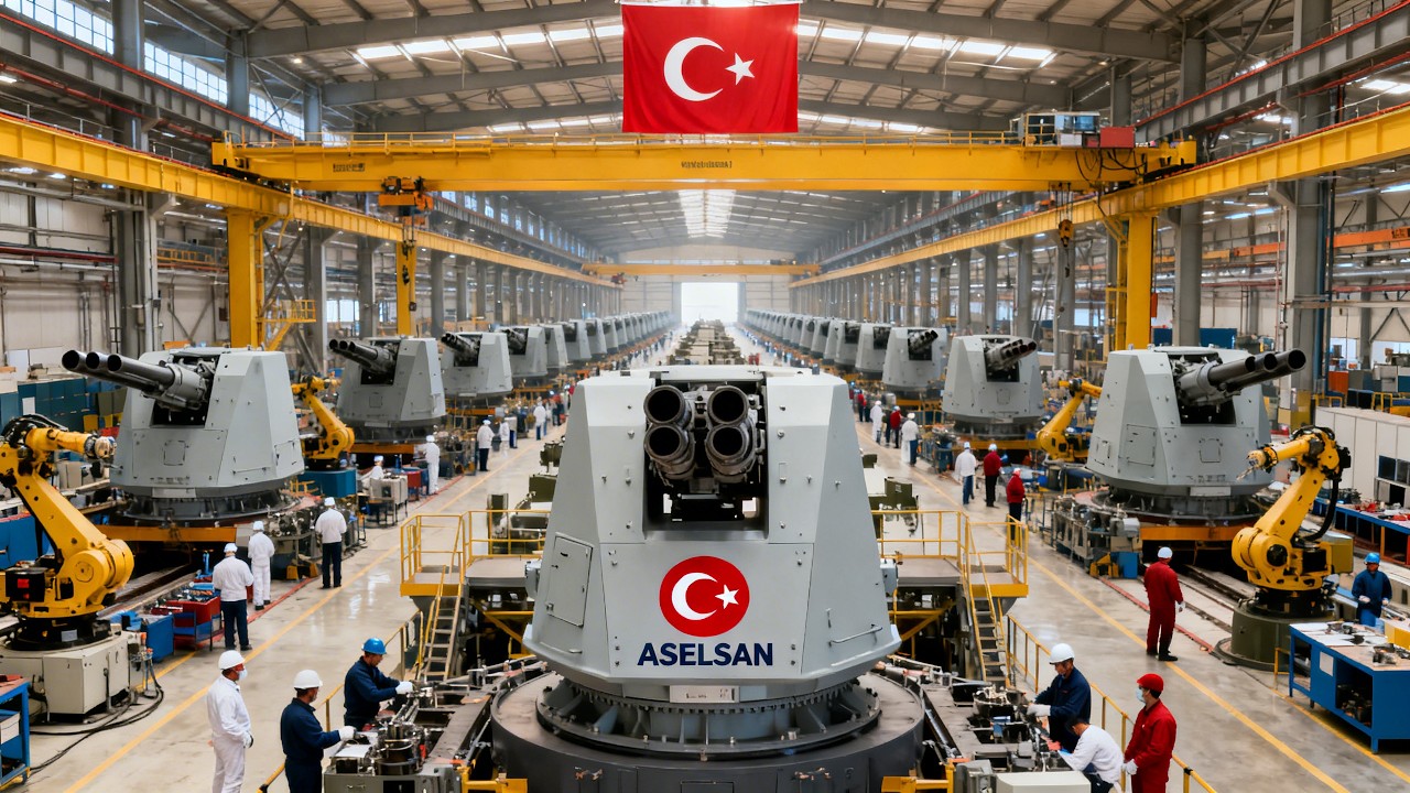 Inside the Aselsan Gökdeniz Factory - Building the Naval Gatling Gun That Stops Missiles