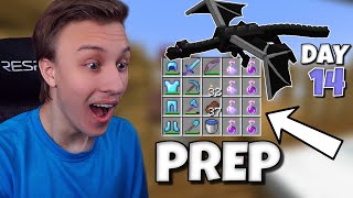ENDER DRAGON PREP... | Minecraft Skyblock Day 14