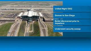 Passengers evacuated after bullet found on plane at DIA
