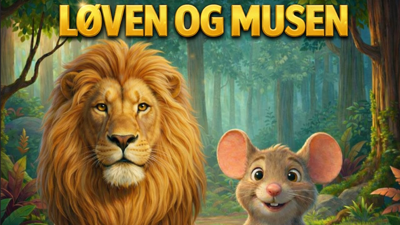 Løven og musen | Folkeeventyr Godnathistorie