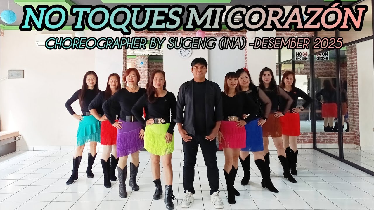 No Toques Mi Corazón by Amira Syahira//Line Dance//Coach Sugeng//Ceria Dance 
