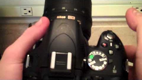 How to quickly turn flash off on the Nikon DSLR D5100 camera