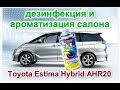 дезинфекция + ароматизация климат. системы салона Toyota Estima Hybrid AHR-20