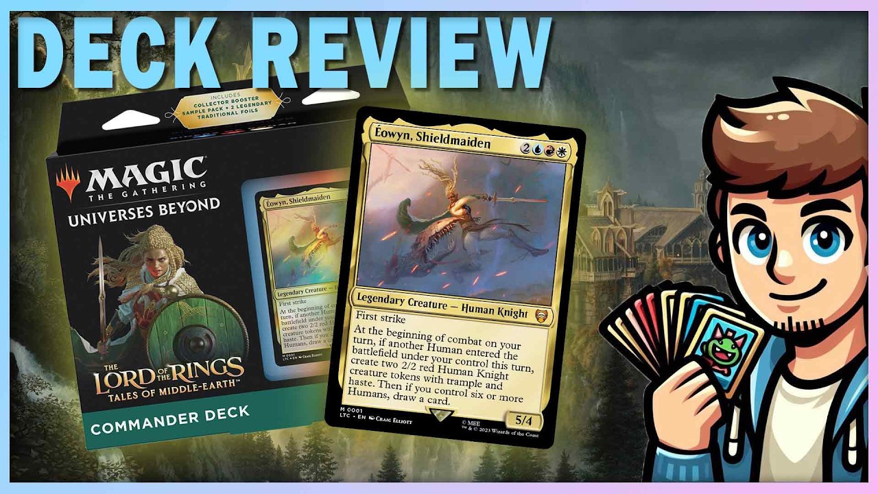 mtg lotr commander deck review Etched Display Commander One MTG LOTR Commander Deck