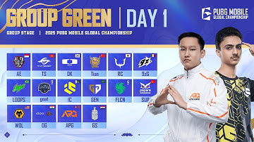 [URDU] 2025 PMGC League | Group Green Day 1 | PUBG MOBILE Global Championship