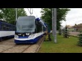 &quot;ŠKODA&quot; zemās grīdas tramvajs dodas svinīgā izbraukumā. 5.06.2017.