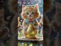 Happy holidays with Kitten and 🐈 😻 #catlover #cutecat #mustwatch #cutepets #asmr #viralcatvideo#apt