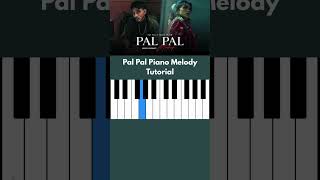 Pal Pal Easy piano melody tutorial | Afusic | Talwiinder | Trending Songs