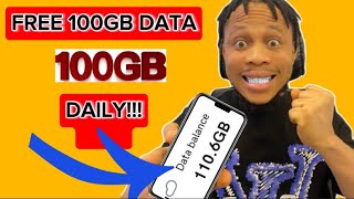 100GB Of Data Working Now‼️ Do This Immediately To Get Yours 😱😱 screenshot 4