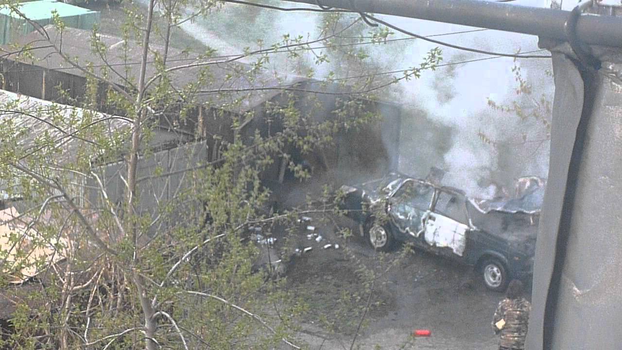 Взрыв газа в авто