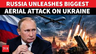 BREAKING: Putin Military Carpet-Bombs All Of Ukraine; Biggest Air Attack Burns Zelensky Territory