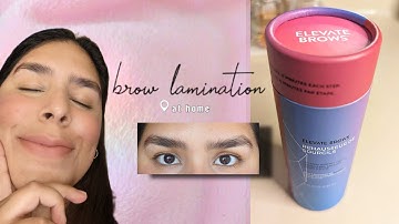 Elevate Brows Lamination Kit DIY #browlamination